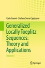 Cover: Generalized Locally Toeplitz Sequences: Theory and Applications - Springer