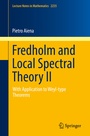 Cover: Fredholm and Local Spectral Theory II - Springer