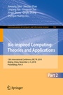 Cover: Bio-inspired Computing: Theories and Applications - Springer