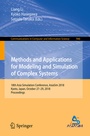 Cover: Methods and Applications for Modeling and Simulation of Complex Systems - Springer