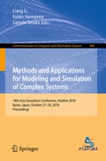Cover: Methods and Applications for Modeling and Simulation of Complex Systems - Springer