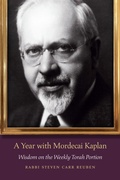 Cover: A Year with Mordecai Kaplan - Jewish Publication Society