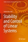 Cover: Stability and Control of Linear Systems - Springer