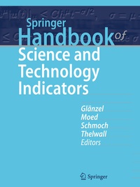 Enlarge image Cover: Springer Handbook of Science and Technology Indicators - Springer
