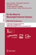 Cover: On the Move to Meaningful Internet Systems. OTM 2018 Conferences - Springer