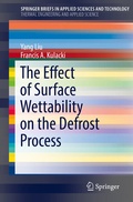 Cover: The Effect of Surface Wettability on the Defrost Process - Springer