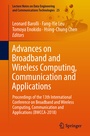 Cover: Advances on Broadband and Wireless Computing, Communication and Applications - Springer