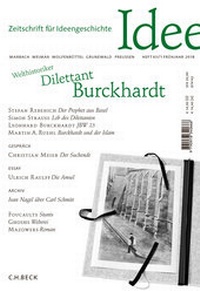 Abbildung von: Zeitschrift für Ideengeschichte Heft XII/1 Frühjahr 2018 - C.H.BECK