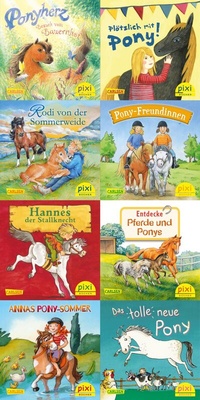 Abbildung von: Pixi-8er-Set 259: Ponygeschichten mit Pixi (8x1 Exemplar) - Carlsen