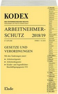 Abbildung von: KODEX Arbeitnehmerschutz 2018/19 - Linde