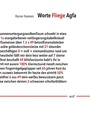 Cover: Worte Fliege Agfa - Books on Demand