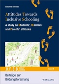 Cover: Attitudes Towards Inclusive Schooling - Waxmann Verlag GmbH