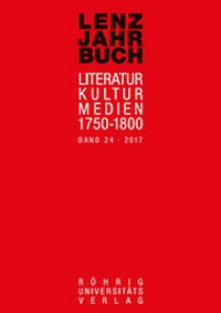 Enlarge image Cover: Lenz-Jahrbuch 24 (2017) - Röhrig Universitätsverlag