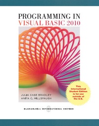 Abbildung von: Programming in Visual Basic 2010 - McGraw Hill Higher Education