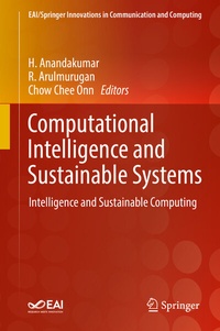 Enlarge image Cover: Computational Intelligence and Sustainable Systems - Springer
