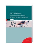 Cover: Die Gro&szlig;kredit-, Millionenkredit- und Organkreditvorschriften - Deutscher Sparkassen Verlag