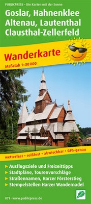 Abbildung von: Goslar, Hahnenklee, Altenau, Lautenthal, Clausthal-Zellerfeld - Freytag-Berndt und ARTARIA