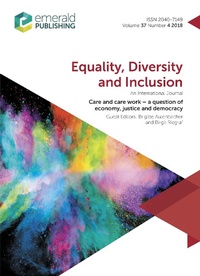 Enlarge image Cover: Care and Care Work - A question of Economy, Justice and Democracy. - Emerald Publishing Limited