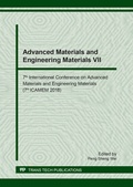 Cover: Advanced Materials and Engineering Materials VII - Trans Tech Publications Ltd