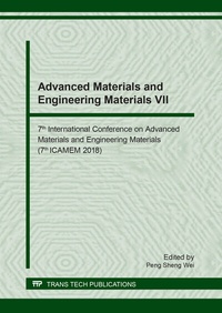 Enlarge image Cover: Advanced Materials and Engineering Materials VII - Trans Tech Publications Ltd