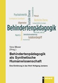 Cover: Behindertenp&auml;dagogik als Synthetische Humanwissenschaft - Verlag Julius Klinkhardt