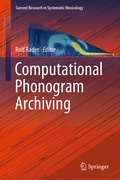 Cover: Computational Phonogram Archiving - Springer
