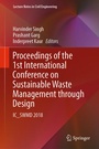 Cover: Proceedings of the 1st International Conference on Sustainable Waste Management through Design - Springer