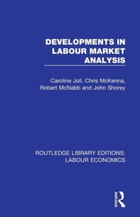 Enlarge image Cover: Developments in Labour Market Analysis - Routledge