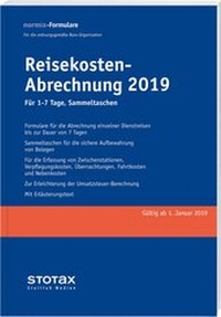 Abbildung von: Reisekosten-Abrechnung 2019, für 1-7 Tage, Sammeltaschen - Stollfuß