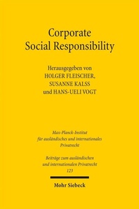 Abbildung von: Corporate Social Responsibility - Mohr Siebeck