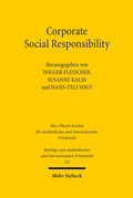 Cover: Corporate Social Responsibility - Mohr Siebeck