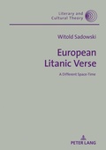 Cover: European Litanic Verse - Peter Lang Verlag