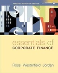 Cover: Essentials of Corporate Finance - Irwin/McGraw-Hill