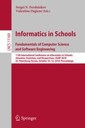 Bild: Informatics in Schools. Fundamentals of Computer Science and Software Engineering - Springer