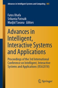 Enlarge image Cover: Advances in Intelligent, Interactive Systems and Applications - Springer