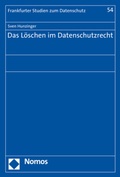 Abbildung von: Das Löschen im Datenschutzrecht - Nomos