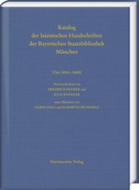 Abbildung von: Katalog der lateinischen Handschriften der Bayerischen Staatsbibliothek München. Die Handschriften von St. Emmeram in Regensburg - Harrassowitz Verlag