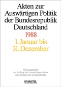 Bild: Akten zur Auswärtigen Politik der Bundesrepublik Deutschland / Akten zur Auswärtigen Politik der Bundesrepublik Deutschland 1988 - De Gruyter