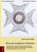Cover: Ehre als tragbares Zeichen - Tectum Wissenschaftsverlag