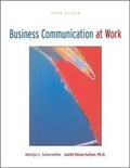 Cover: Business Communication at Work with OLC Premium Content Card - McGraw-Hill Professional