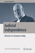 Cover: Judicial Independence - Springer
