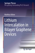 Cover: Lithium Intercalation in Bilayer Graphene Devices - Springer