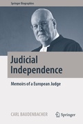 Cover: Judicial Independence - Springer