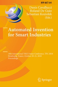 Abbildung von: Automated Invention for Smart Industries - Springer