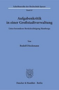Abbildung von: Aufgabenkritik in einer Großstadtverwaltung - fibre