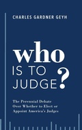 Abbildung von: Who is to Judge? - Oxford University Press Inc