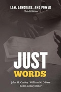 Cover: Just Words - University of Chicago Press