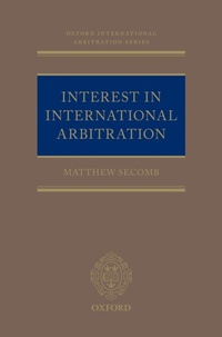 Enlarge image Cover: Interest in International Arbitration - Oxford University Press