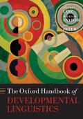 Cover: The Oxford Handbook of Developmental Linguistics - Oxford University Press