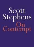 Cover: On Contempt - Melbourne University Press